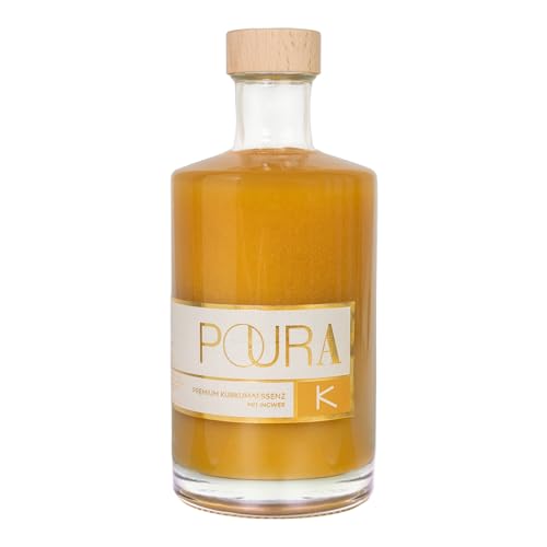 Poura Premium Kurkumaessenz 495 ml vegan I Alkoholfreies Bio Getränk, leckerer Vital Drink & Ingwer Kurkuma Shot I Mit Wacholder, Ingwersaft & Acerola - stilvolles Geschenk für Freunde und Familie Poura Premium Kurkumaessenz 495 ml vegan I Alkoholfreies Bio Getränk, leckerer Vital Drink & Ingwer Kurkuma Shot I Mit Wacholder, Ingwersaft & Acerola - stilvolles Geschenk für Freunde und Familie von POURA