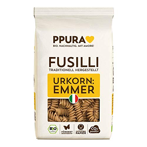 PPURA - Fusilli aus italienischem Emmer bio - 0,5 kg - 12er Pack von PPURA