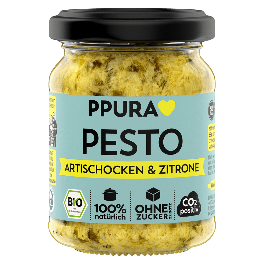 Bio Pesto Artischocken und Zitrone von PPura