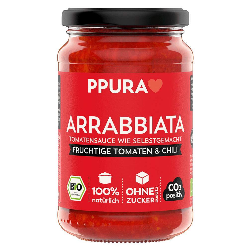 Bio Tomaten Sugo Arrabbiata Bio Tomaten Sugo Arrabbiata von PPura