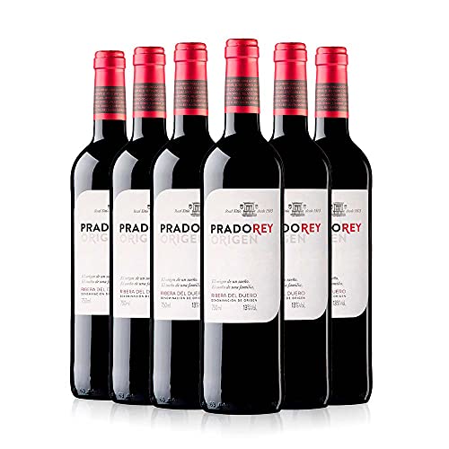PRADOREY Roble - Rotwein - Spanischer Wein – Ribera del Duero -6 Flasche - 0,75 L von PRADOREY