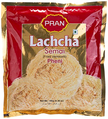Pran - Lachcha - Semai Pheni - Gebratene Fadennudeln - Typisch orientalische Nudeln - 200 Gramm Pran - Lachcha - Semai Pheni - Gebratene Fadennudeln - Typisch orientalische Nudeln - 200 Gramm von PRAN