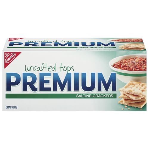 Premium Saltine Crackers - Unsalted Tops 16 oz by Premium Premium Saltine Crackers - Unsalted Tops 16 oz by Premium von PREMIUM