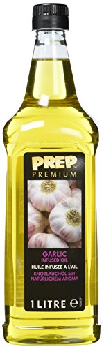 PREP PREMIUM Knoblauchöl 1 x 1000 ml PET - Infused Oil natürliches Knoblaucharoma für Fisch, Geflügel, gegrillten und gebratenen Gerichten, Olivenöl mit Knoblauch PREP PREMIUM Knoblauchöl 1 x 1000 ml PET - Infused Oil natürliches Knoblaucharoma für Fisch, Geflügel, gegrillten und gebratenen Gerichten, Olivenöl mit Knoblauch von PREP PREMIUM