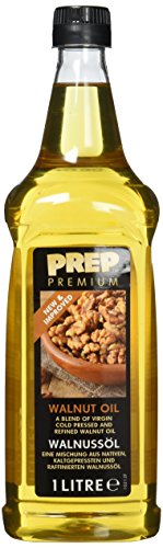 PREP PREMIUM Walnussöl 1 x 1000 ml PET Mischung aus nativen kaltgepressten raffinierten Walnussöl sehr geschmacksintensiv zum Marinieren von Fleisch Fisch Geflügel PREP PREMIUM Walnussöl 1 x 1000 ml PET Mischung aus nativen kaltgepressten raffinierten Walnussöl sehr geschmacksintensiv zum Marinieren von Fleisch Fisch Geflügel von PREP PREMIUM