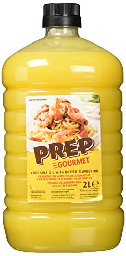 PREP GOURMET 2 Liter PET salzfrei - Pflanzenöl mit naturidentischem Buttergeschmack Combidämpfer geeignet zum Braten & Backen Cholesterinfrei Laktosefrei Butteraroma PREP GOURMET 2 Liter PET salzfrei - Pflanzenöl mit naturidentischem Buttergeschmack Combidämpfer geeignet zum Braten & Backen Cholesterinfrei Laktosefrei Butteraroma von PREP