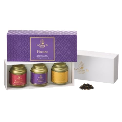 Geschenkbox - La via del tee Firenze - in lila Geschenkbox mit 3 Dosen à 40 Gramm Geschenkbox - La via del tee Firenze - in lila Geschenkbox mit 3 Dosen à 40 Gramm von PRESTIGE & DELUXE