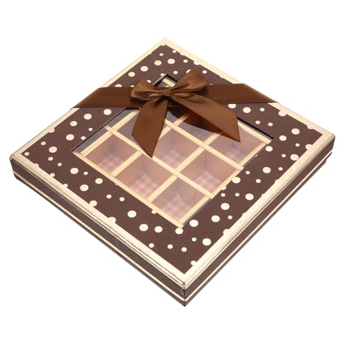 PRETYZOOM Kasten Schokoladenschachtel Schokoladentrüffel Pralinen Verschenken Pralinenschachteln Und Geschenke Trüffel Schokolade Bonbonschokolade Karton Selbstgemacht Leere Box von PRETYZOOM