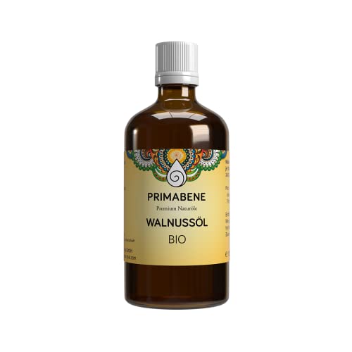 Primabene, Walnussöl Bio - besonders reich an Linol- und Linolensäure, sowie an Palmitinsäure - wertvolles Speiseöl mit nussartigen Geruch und Geschmack (1 x 100 ml) von PRIMABENE