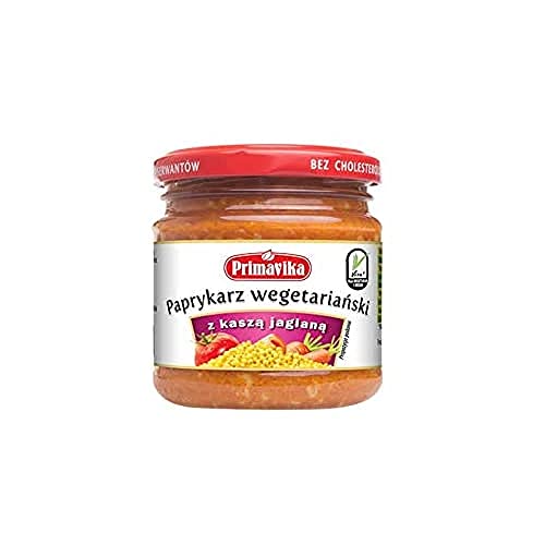 VEGAN PAPRIKA PASTE WITH MILLET GROATS 160g - PRIMAVIKA VEGAN PAPRIKA PASTE WITH MILLET GROATS 160g - PRIMAVIKA von PRIMAVIKA