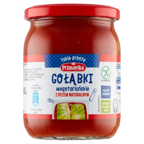 Vegetarische Kohlrouladen mit natürlichem Reis GLUTENFREI 480 g - PRIMAVIKA Vegetarische Kohlrouladen mit natürlichem Reis GLUTENFREI 480 g - PRIMAVIKA von PRIMAVIKA