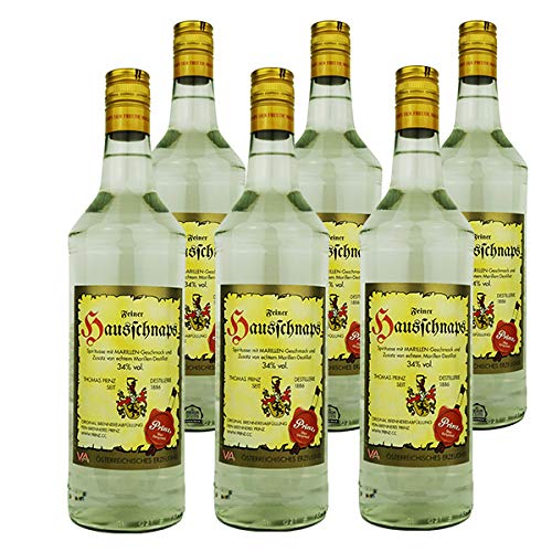 Prinz Hausschnaps mit Marille Obstbrand (6 x 1 l) von COXZD