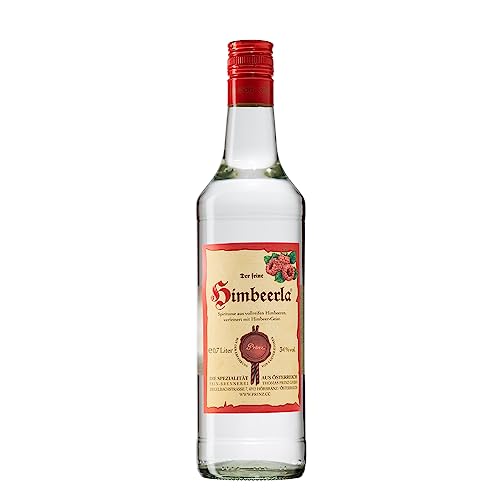Prinz - Himbeerla | Vollmundige Schnapsspezialität aus handverlesenen Himbeeren | Einzigartiger Geschmack | Im Steingut gereift, 34% vol, 0.7 l Prinz - Himbeerla | Vollmundige Schnapsspezialität aus handverlesenen Himbeeren | Einzigartiger Geschmack | Im Steingut gereift, 34% vol, 0.7 l von Prinz