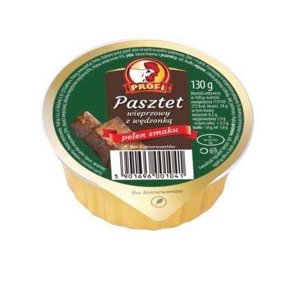 Profi Pasztet Schweineleberbrotaufstrich mit Speck 130g Profi Pasztet Schweineleberbrotaufstrich mit Speck 130g von PROFI