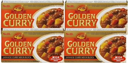 S&B - Golden Curry Mild 220 gr x 4 uds - Pack Promoo von PROMOO