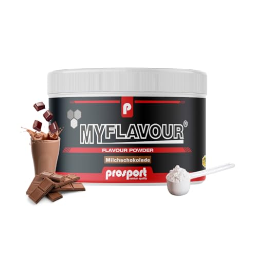 Prosport MyFlavour® Powder – Milchschokolade Geschmackspulver für Shakes & Desserts – Kalorienarm, mit Süßungsmittel – Für Quark, Joghurt, Milch – 150g Dose von PROSPORT