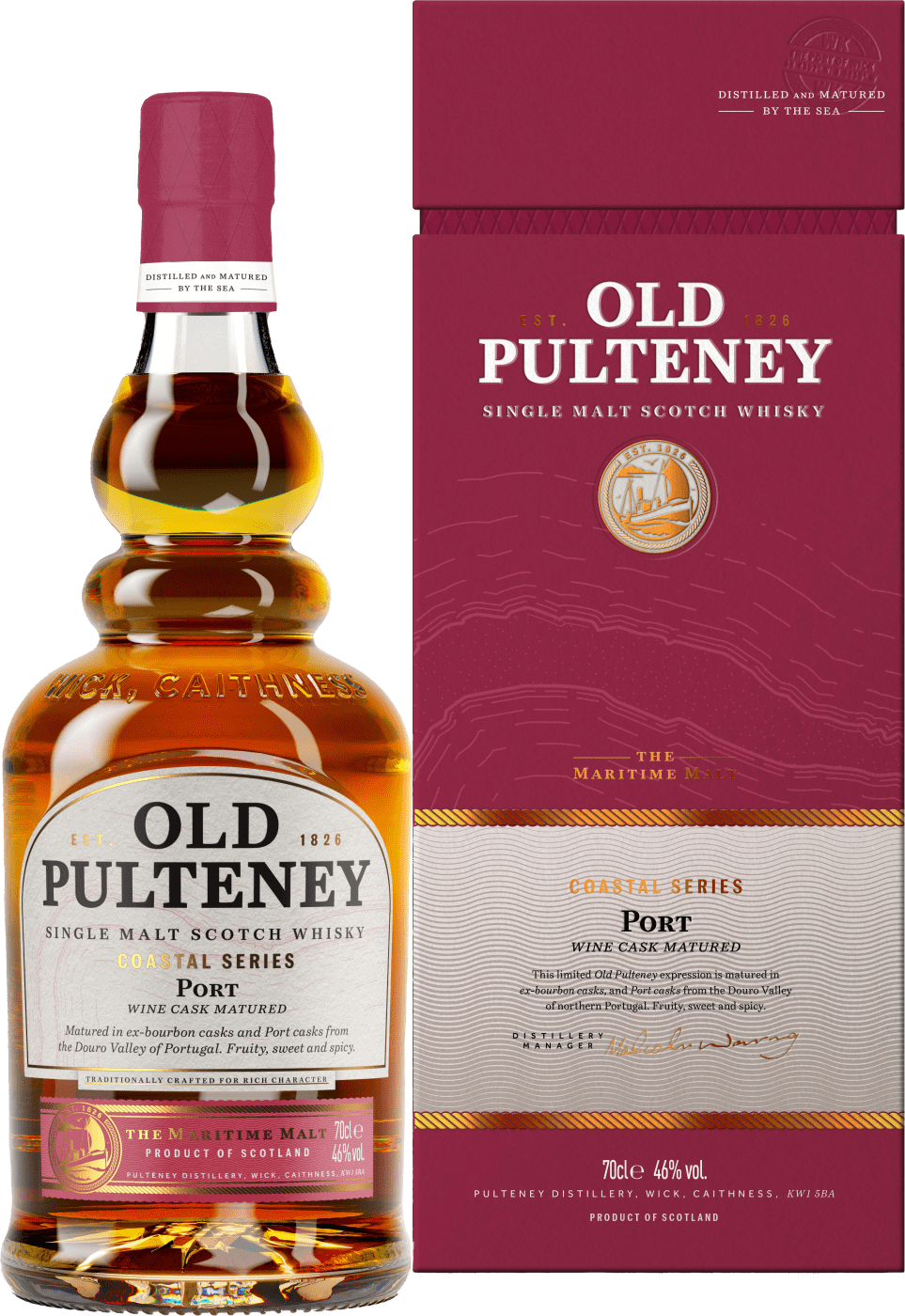 Old Pulteney »Coastal Series« Port Cask Single Malt Scotch Whisky