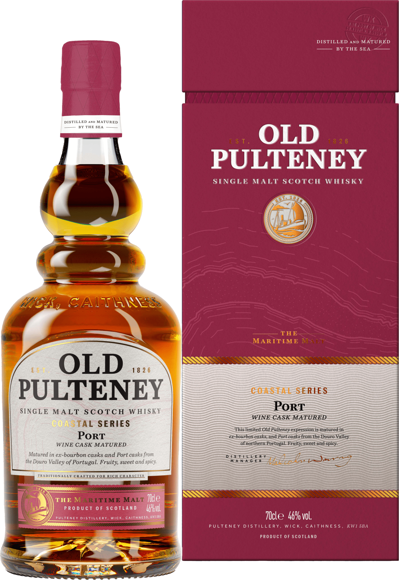 Old Pulteney »Coastal Series« Port Cask Single Malt Scotch Whisky Old Pulteney »Coastal Series« Port Cask Single Malt Scotch Whisky