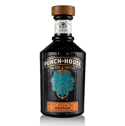 Punch-House Seville Orange Flavoured Rum, 0,7l - 5-jähriger dunkler Rumblend mit frischen und duftenden Noten von saftiger Orange von PUNCH-HOUSE