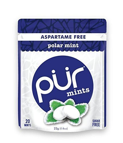 Pur Mints Polar Mints - 2 Pack - 20 Mints Per Pouch von Pur