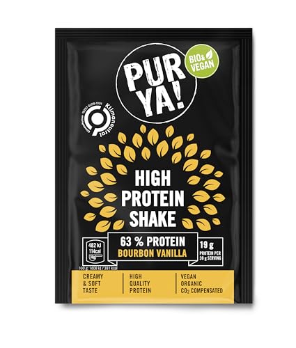 PURYA! High Protein Shake - Bourbon Vanille Sachet 30g (6) von Purya