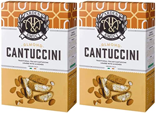 Arden & Amici Italienischer Cantuccini mit Mandeln, 2 Stück (2 x 180 g) von PVL Trade
