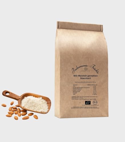 1 kg BIO Gemahlene Blanchierte Mandeln, 100% aus spanischen Mandeln, Mandelnmehl 1 kg BIO Gemahlene Blanchierte Mandeln, 100% aus spanischen Mandeln, Mandelnmehl von Pachamama-Früchte