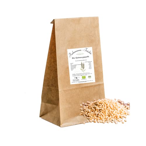 1 kg BIO QUINOA gepufft - Vegan - Glutenfrei - Müsli - Ungesüßt - Vollkorn von Pachamama-Früchte