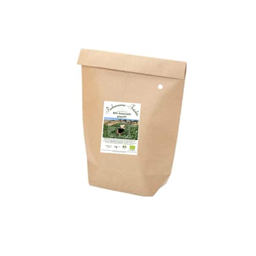 BIO - Amaranth gepufft 1 kg | Glutenfrei | Plastikfrei | Vegan | Ungesüßt | Vollkorn von Pachamama-Früchte