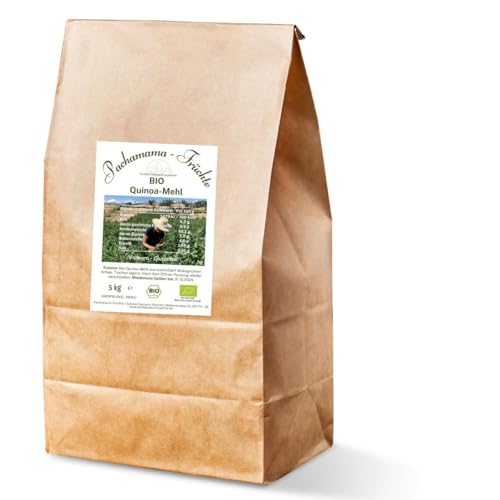 5 kg BIO - Quinoa Mehl Vollkorn | Glutenfrei | Vegan von Pachamama-Früchte