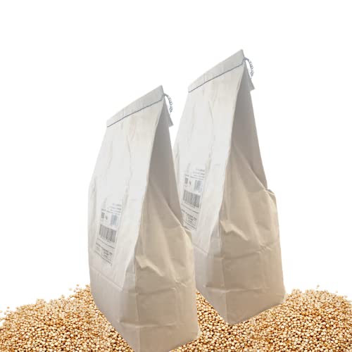 Bio Quinoa weiß aus Peru | 2 x 5 kg | Plastikfrei | Vegan, Superfood, Glutenfrei, Low Carb von Pachamama-Früchte
