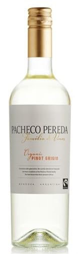 Pacheco Pereda, Familia de Vinos Organic Fairtrade Pinot Grigio, WEißWEIN (case of 6x75cl) Argentinien/Mendoza (2022) von Pacheco Pereda