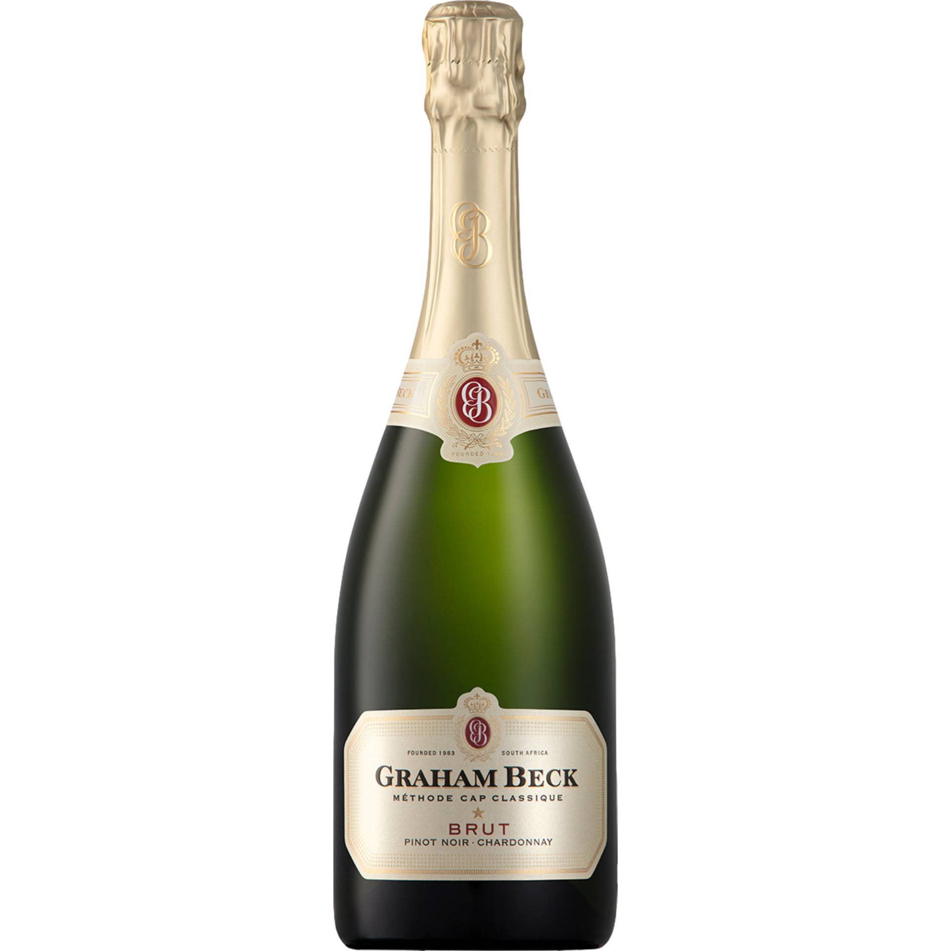 Graham Beck Cap Classique Pinot Noir-Chardonnay, Brut, WO Coastal Region, Western Cape, Schaumwein Graham Beck Cap Classique Pinot Noir-Chardonnay, Brut, WO Coastal Region, Western Cape, Schaumwein von Pacific Wine Company , DE 63225 Langen