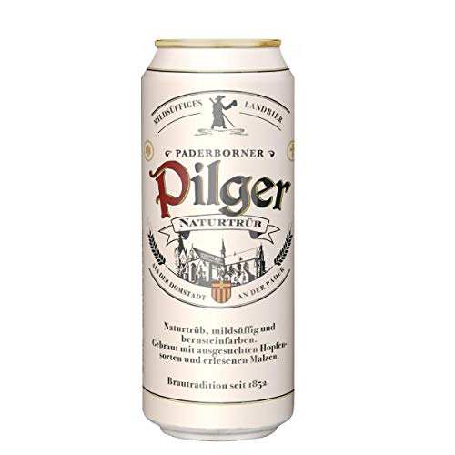 Paderborner Pilger Landbier Naturtrüb und bernsteinfarben Dose 500ml Paderborner Pilger Landbier Naturtrüb und bernsteinfarben Dose 500ml von Paderborner