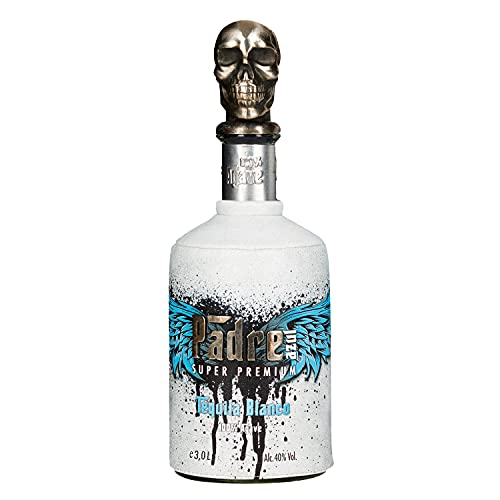 Padre Azul Tequila Blanco 40% 3l • Premium Tequila Made in Jalisco Mexico • Fruchtiger Blanco Tequila mit intensiven Aromen von Padre azul