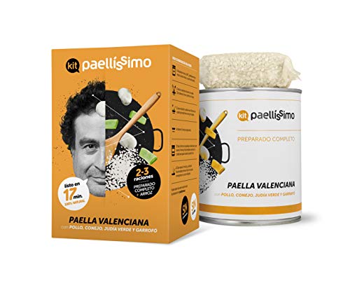 Paellissimo – Paella Set für "Paella Valenciana“, hausgemachtes Rezept | Paella Mix mit Paella Reis, Paella Gewürz und Brühe | Von Michelin-Stern ausgezeichneten Koch | 2-3 Personen | 1 Einheit Paellissimo – Paella Set für "Paella Valenciana“, hausgemachtes Rezept | Paella Mix mit Paella Reis, Paella Gewürz und Brühe | Von Michelin-Stern ausgezeichneten Koch | 2-3 Personen | 1 Einheit von Paellissimo