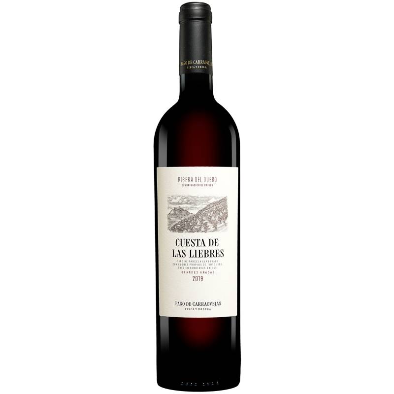 Pago de Carraovejas »Cuesta de las Liebres« Reserva 2019  0.75L 15% Vol. Rotwein Trocken aus Spanien von Pago de Carraovejas