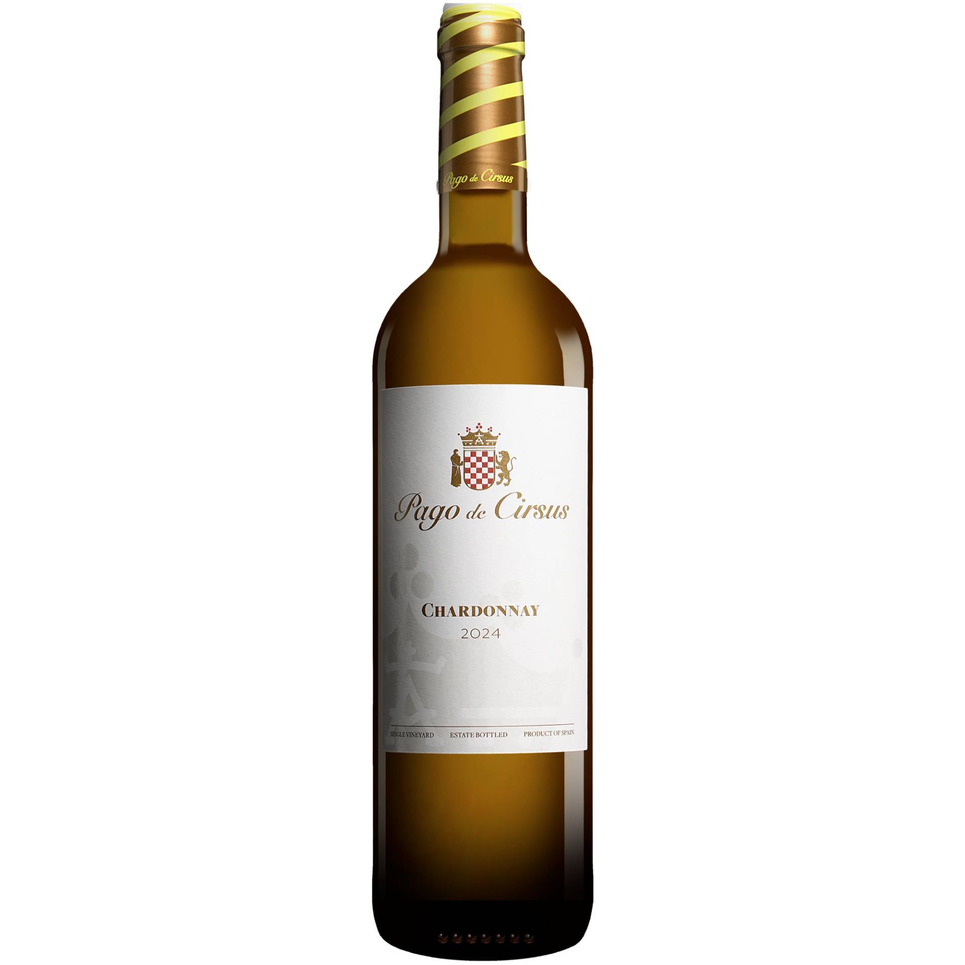 Pago de Cirsus Chardonnay 2024 0.75L 14% Vol. Weißwein Trocken aus Spanien Pago de Cirsus Chardonnay 2024 0.75L 14% Vol. Weißwein Trocken aus Spanien von Pago de Cirsus