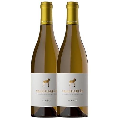 Pago de Vallegarcía Viognier Vino de la Tierra de Castilla Alterung 75 cl (Schachtel mit 2 Flaschen von 75 cl) von Pago de Vallegarcía