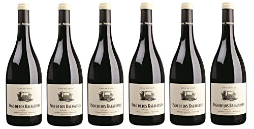 6x 0,75l - Viñedos y Bodegas Vegalfaro - Pago de los Balagueses - Syrah - Vino de Pago D.O. - Spanien - Rotwein trocken von Pago de los Balagueses