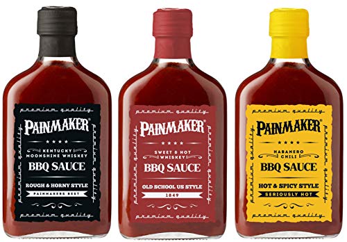 Painmaker dreierlei Saucen Set (3x195ml) von Painmaker
