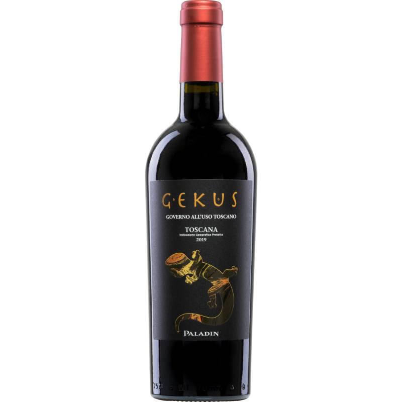 Paladin Gekus Governo all'Uso Toscano, Toscana IGP, Toskana, 2019, Rotwein von Paladin - Via Postumia 12, 30020 Annomne Veneto (VE), Italien