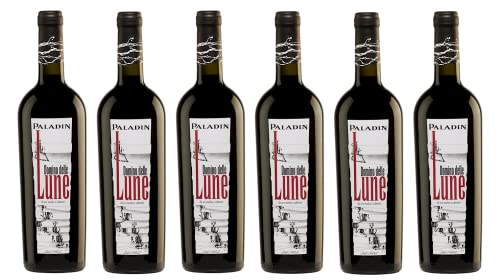 6x 0,75l - 2022er - Paladin - Domino delle Lune - Rosso - delle Venezie I.G.P. - Italien - Rotwein halbtrocken von Paladin