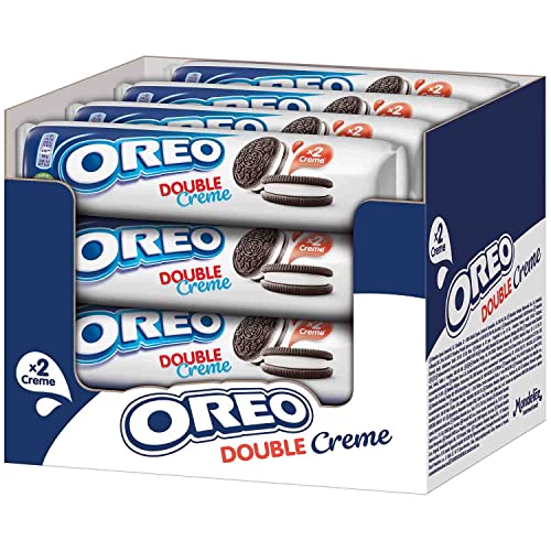 OREO Double16 x 157g, Knuspriger Kakao Doppelkeks gefüllt mit Crème-Füllung von Paleoveganshop