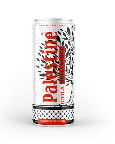 Palestine Cola Sugarfree (inkl. 6€ Pfand) – Zuckerfreier Cola-Genuss mit sozialem Impact – Erfrischungsgetränk Alternative - 24 x 330ml von Palestine Drinks