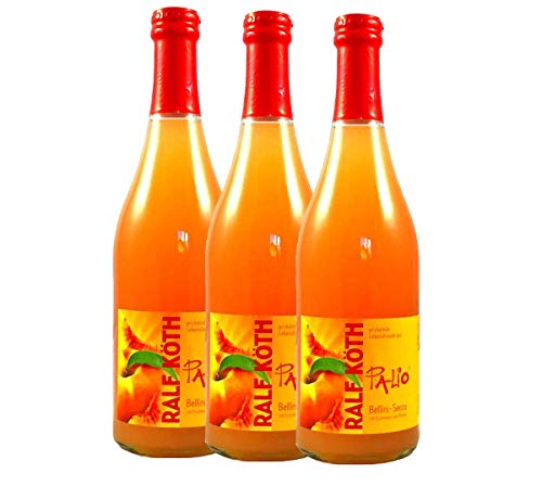 Palio - Bellini Secco mit Fruchtmark vom Pfirsich 3x 0,75l - Fruchtiger Perlwein - Prämiert aus Deutschland von Palio