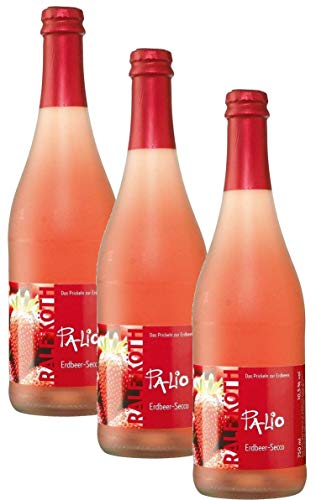 Palio - Erdbeer 3x 0,75l - Fruchtiger Erdbeer Perlwein - Prämiert aus Deutschland von Palio