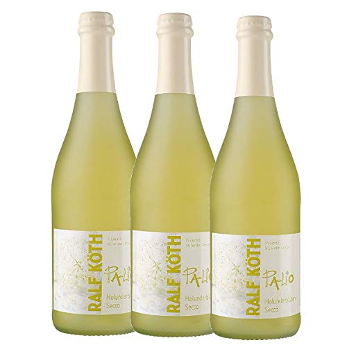 Palio - Holunderblüte Secco 3x 0,75l - Fruchtiger Perlwein - Prämiert aus Deutschland von Palio