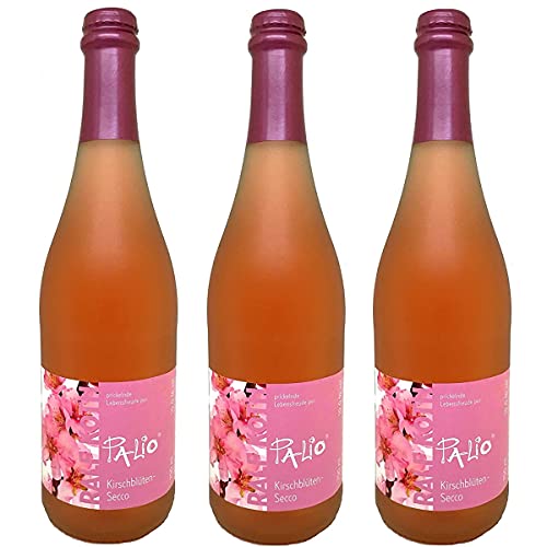 Palio - Kirschblüte Secco 0,75l - Fruchtiger Perlwein - Prämiert aus Deutschland, Menge:3 Stück von Palio