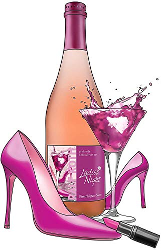Palio - Ladies Night Kirschblüten Secco 0,75l - Fruchtiger Perlwein - Ideal zum Verschenken, selbst genießen oder für Party´s von Palio